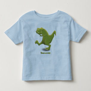 T-shirt Pour Les Tous Petits Drôle T rex dinosaure dessin animé humour