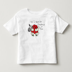 T-shirt Pour Les Tous Petits Drôle Vacances Mignonne Mouton de Noël Carton
