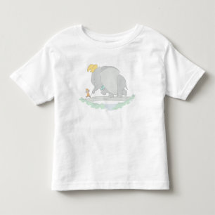 T-shirt Pour Les Tous Petits Dumbo et Timothy Q. Aquarelle