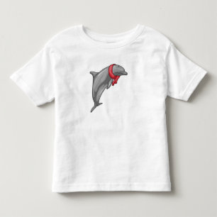 T-shirt Pour Les Tous Petits Écharpe dauphin