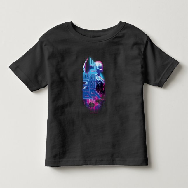 T-shirt Pour Les Tous Petits Éclairage de la ville rétrovague de dendroctones b (Devant)