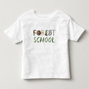 T-shirt Pour Les Tous Petits École forestière