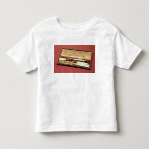 T-shirt Pour Les Tous Petits Écrivant l'ensemble donné à son épouse, Evelin