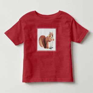 T-shirt Pour Les Tous Petits Écureuil forestier
