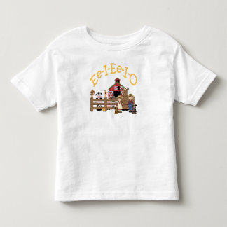 T-shirt Pour Les Tous Petits Ee I Ee I O sur la ferme