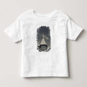 T-shirt Pour Les Tous Petits église orthodoxe russe traditionnelle en bois