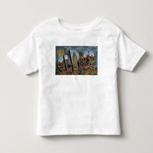 T-shirt Pour Les Tous Petits El Paso, le Texas - grandes scènes de lettre