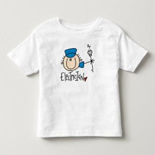 T-shirt Pour Les Tous Petits Électricien