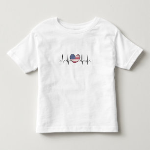 T-shirt Pour Les Tous Petits Électrocardiographie ECG