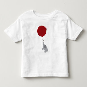 T-shirt Pour Les Tous Petits Elephant avec chemise à ballons rouges