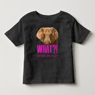 T-shirt Pour Les Tous Petits Elephant Que Viens-Tu De Dire ?