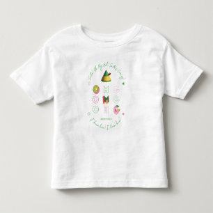T-shirt Pour Les Tous Petits Elf the Movie PÈRE NOËL OMG