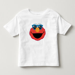 T-shirt Pour Les Tous Petits Elmo Visage Souriant avec des Lunettes de Soleil