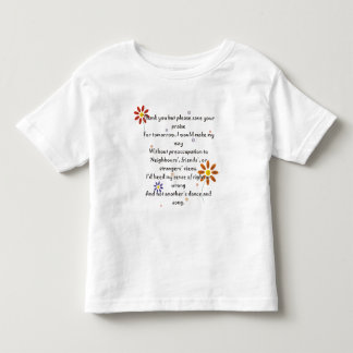 T-shirt Pour Les Tous Petits Enfant T - Poème loué