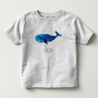 Enfants marins de baleine d'aquarelle