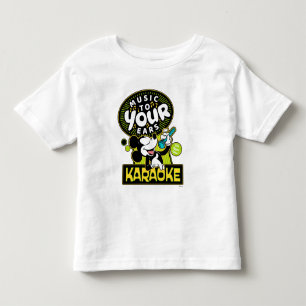 T-shirt Pour Les Tous Petits Enseigne de karaoké Mickey Mouse Music To Your Ear