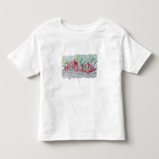 T-shirt Pour Les Tous Petits Entrée Historique en Brique Rouge