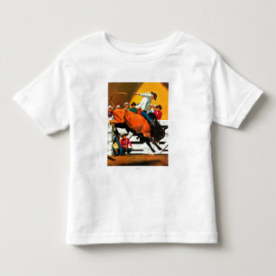 T-shirt Pour Les Tous Petits Équitation de Taureau par Fred Ludekens
