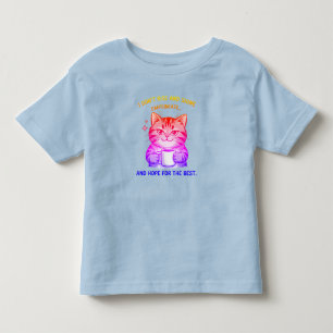T-shirt Pour Les Tous Petits Espoir pour l'humour félin de qualité