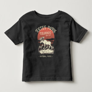 T-shirt Pour Les Tous Petits Estes Park Colorado National Park Elk Sunset