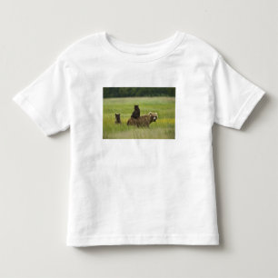 T-shirt Pour Les Tous Petits États-Unis, Alaska, parc national de Lake Clark