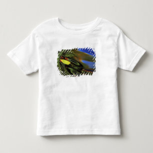 T-shirt Pour Les Tous Petits États-Unis, Michigan, Feuille de bouleau dans la r