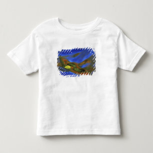 T-shirt Pour Les Tous Petits États-Unis, Michigan, péninsule supérieure, feuill