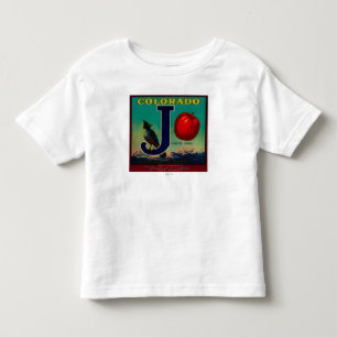 T-shirt Pour Les Tous Petits Étiquette de caisse de Joslyn Apple