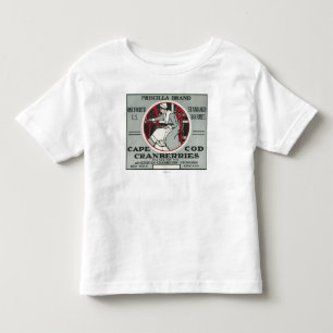 T-shirt Pour Les Tous Petits Étiquette de canneberge de marque de Cape Cod