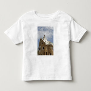 T-shirt Pour Les Tous Petits Europe, Espagne, Catalogne, Barcelone. Parc Guell,