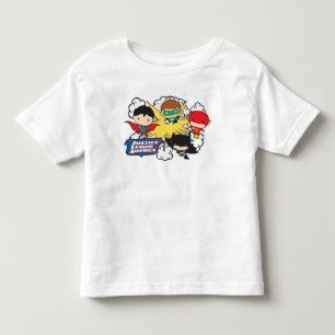 T-shirt Pour Les Tous Petits Explosion de la Chibi Justice League of America