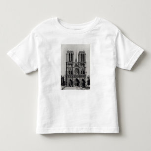 T-shirt Pour Les Tous Petits Façade de Notre-Dame, Paris, fin du 19ème siècl
