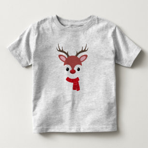 T-shirt Pour Les Tous Petits Face de Christmas