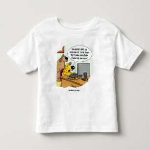 T-shirt Pour Les Tous Petits Facebook pour des chiens