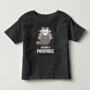 T-shirt Pour Les Tous Petits Famille drôle d'opossum