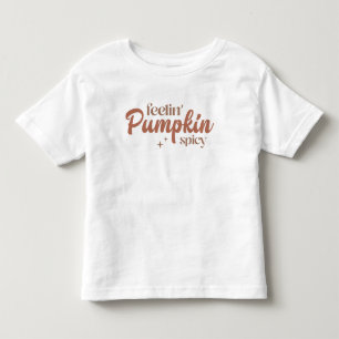 T-shirt Pour Les Tous Petits Feelin Citrouille épicé