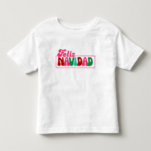 T-shirt Pour Les Tous Petits Feliz Navidad - Fun coloré