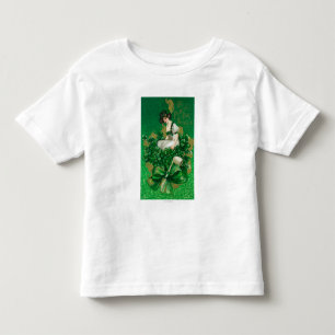 T-shirt Pour Les Tous Petits Femme Souvenir de la Saint Patrick sur la scène de