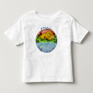 T-shirt Pour Les Tous Petits Ferald   Ferret dormant