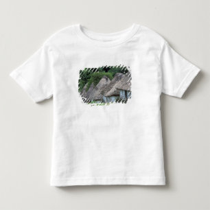 T-shirt Pour Les Tous Petits Fidji, Viti, Cases traditionnelles.