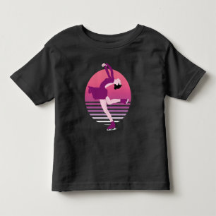 T-shirt Pour Les Tous Petits Figure Patineuse - Art De La Danse Sur Glace