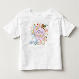 T-shirt Pour Les Tous Petits Fille anniversaire Alice au pays des merveilles To