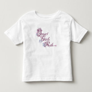 T-shirt Pour Les Tous Petits Filles intelligentes Règle violette