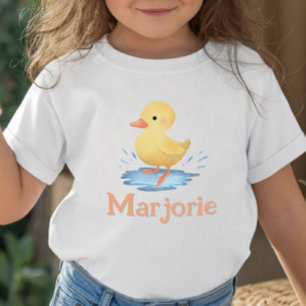 T-shirt Pour Les Tous Petits Filles Mignonnes Caneton Été Ferme