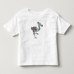 T-shirt Pour Les Tous Petits Flamingo as Robot