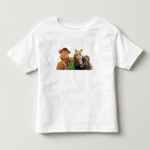 T-shirt Pour Les Tous Petits Fozzie, Kermit, Miss Piggy et Gonzo
