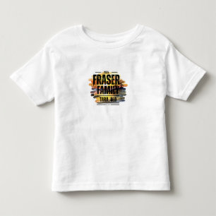 T-shirt Pour Les Tous Petits Fraser Family Reunion 2025 Design 16 ToddlerTShirt