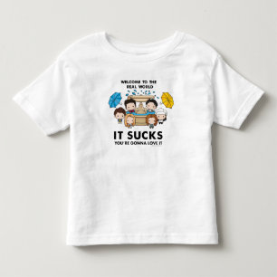 T-shirt Pour Les Tous Petits FRIENDS™ Bienvenue dans le monde réel Chibi