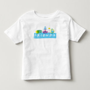T-shirt Pour Les Tous Petits FRIENDS™   Logo avec icônes