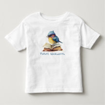 Futur ver de livre Blue Bird Reading Baby